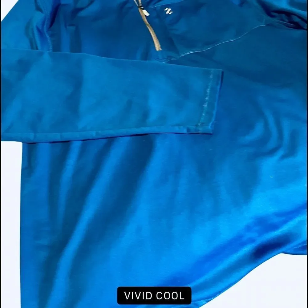 Izod Men's Zip-Up Sweater in Deep Blue size XXl excellent condition see pics